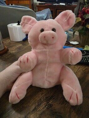 Vintage Soft Things Plush Pig